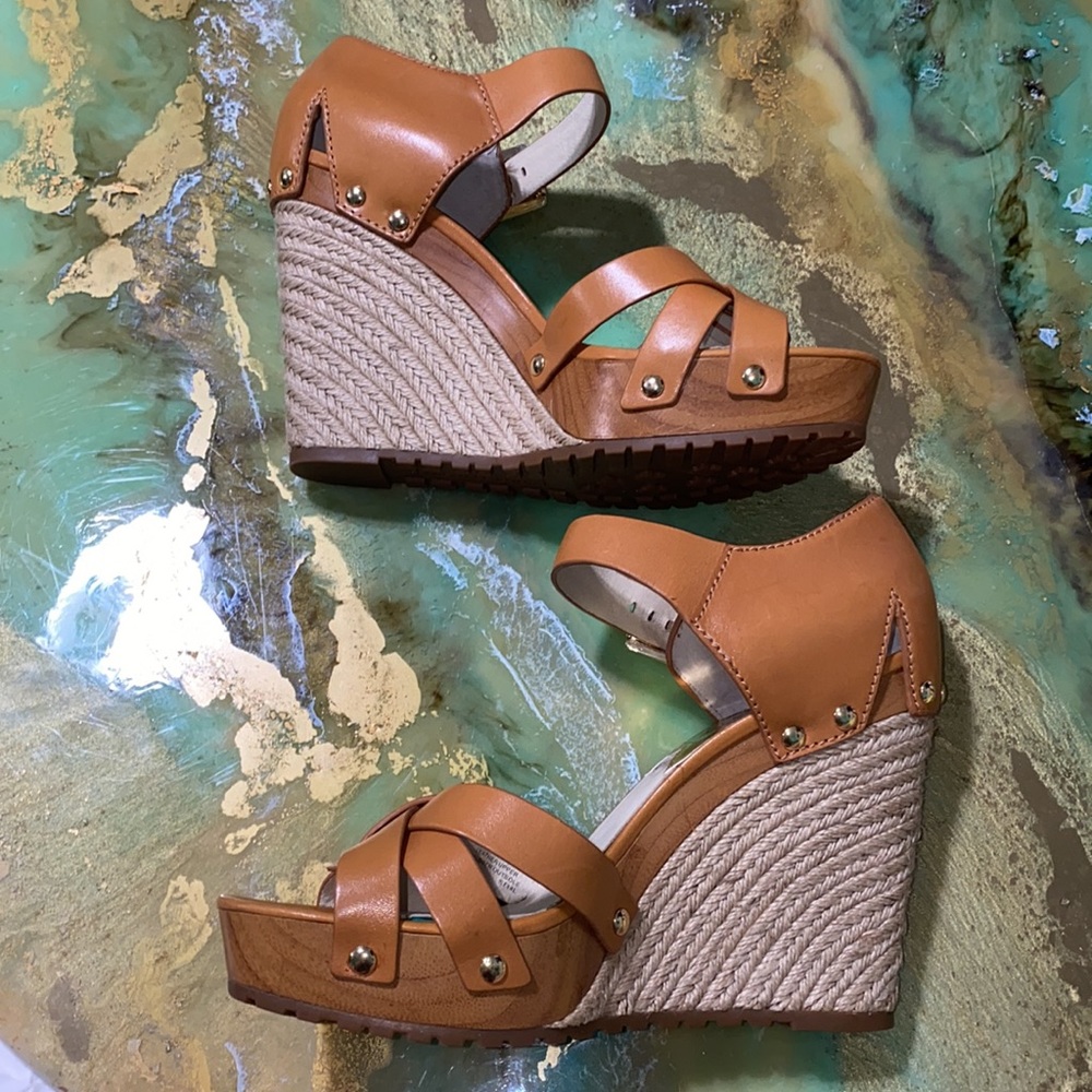 Michael Kors Jet Set “Somerly” Platform Wedge New - Picture 4 of 15